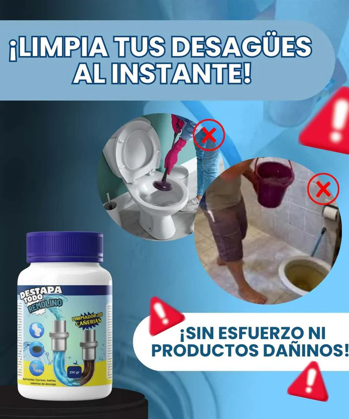 DESTAPADOR DE TUBERIAS WILD TORNADO